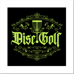 Disc Golf Classic Green Posters and Art